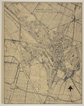 217125 Plattegrond van de stad Utrecht, met aanduiding van de Evangelisatiegebouwen van de Gereformeerde Kerk.